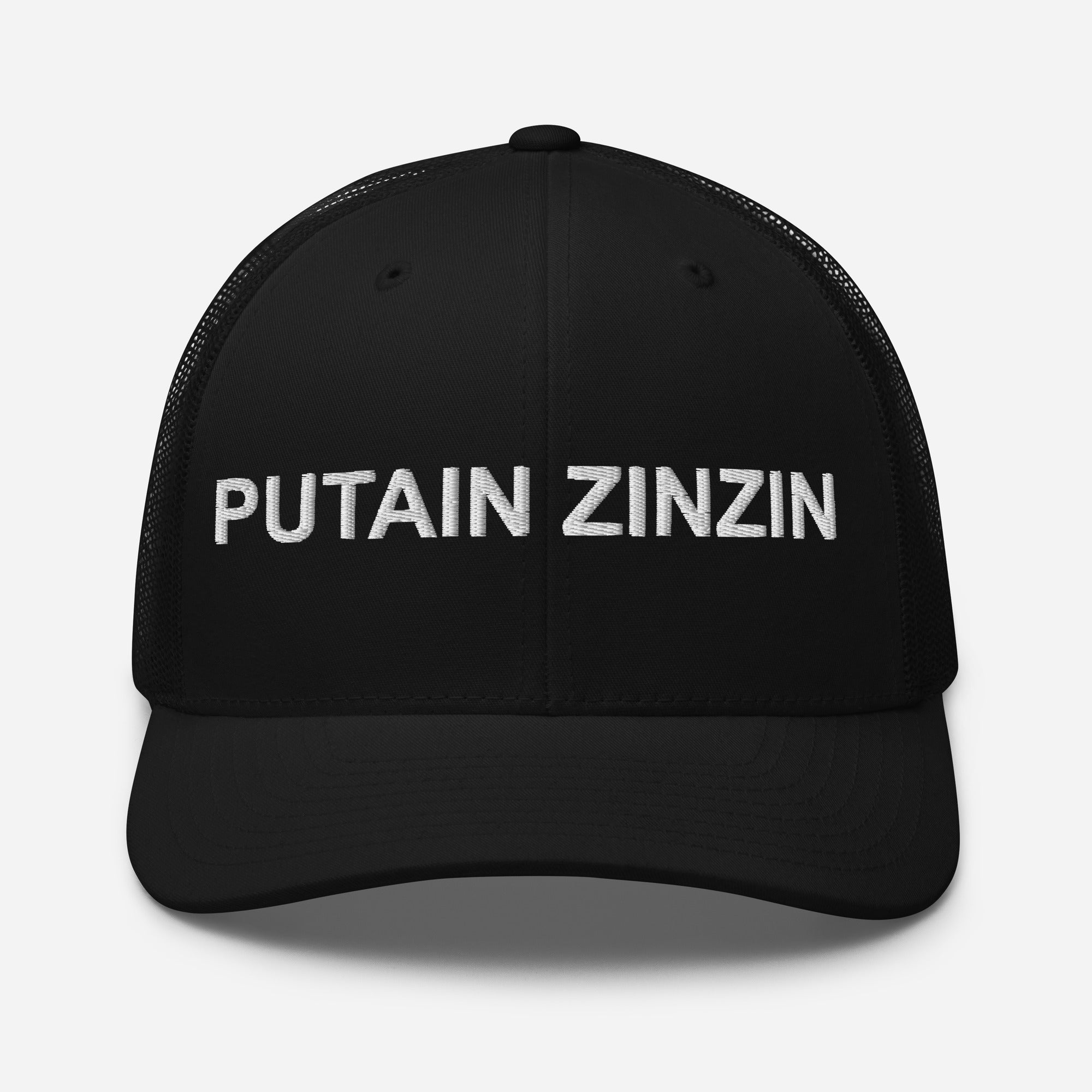 une casquette trucker noire Putain Zinzin - classic